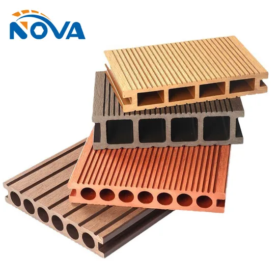 Ocox Waterproof Solid Wood Plastic Composite Flooring Outdoor WPC Decking Flooring