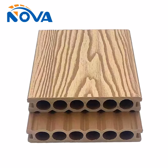 Ocox Waterproof Solid Wood Plastic Composite Flooring Outdoor WPC Decking Flooring